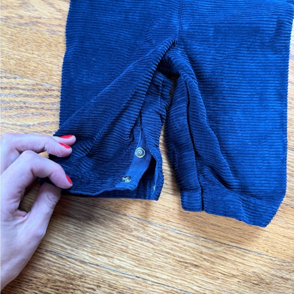 Classic Prep Blue Corduroy Baby Overalls - Picture 4 of 4